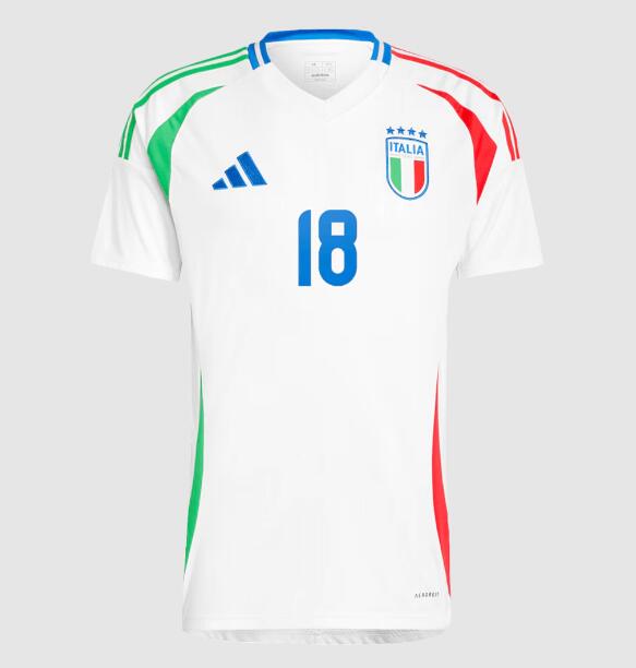 (image for) BARELLA #18 Italy Away Jersey Euro 2024